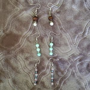 3/10 Handmade Earrings Trio